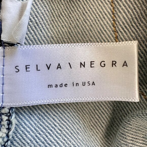 Women's SELVA NEGRA Size S Lucille Jacket, Sea Salt Pockets Ruffle $300 - Picture 12 of 16